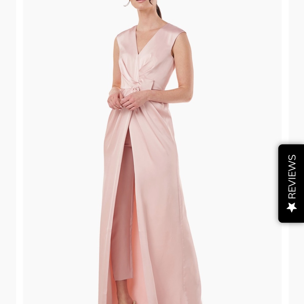 Elegant Pink Evening Gown